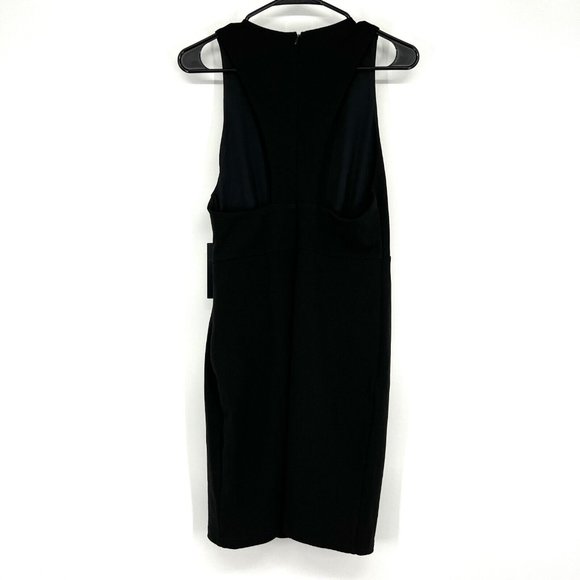 Lulus Dress Black Racerback Pleated Sleeveless Cocktail NWT - Picture 8 of 12